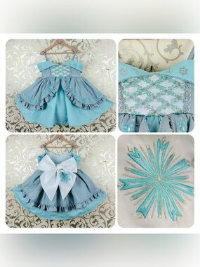 Oh Shana Frozen Embellished Dress